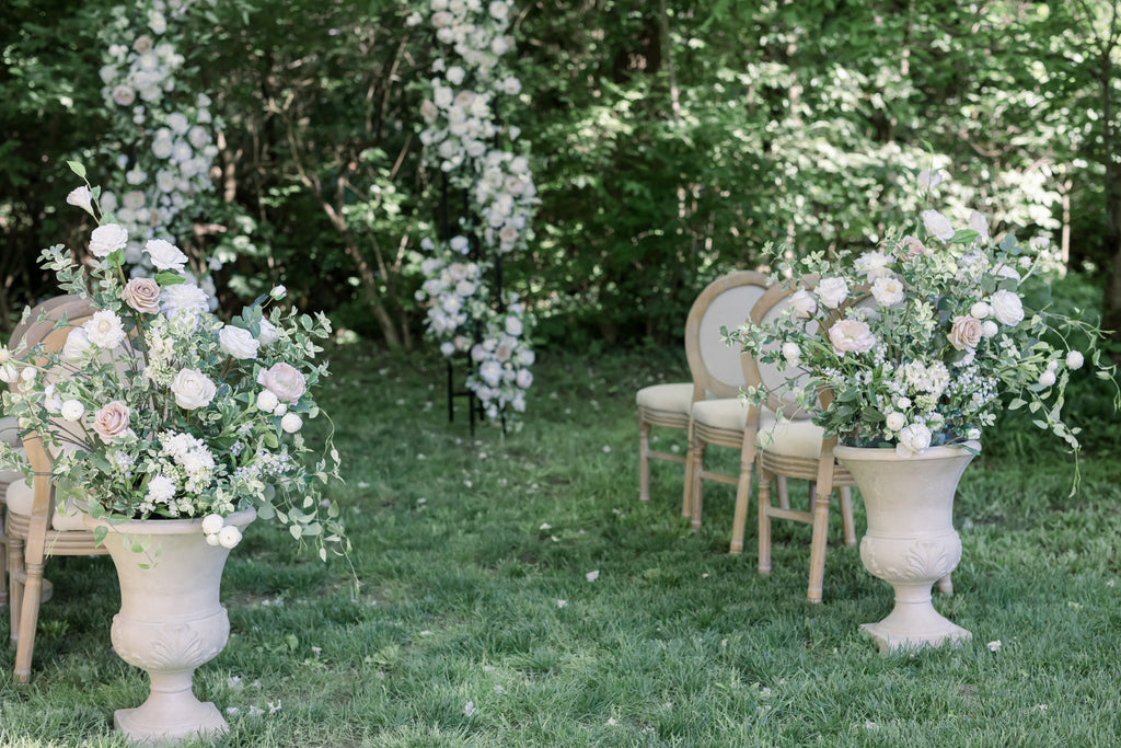 The Charlotte Floral Urns
