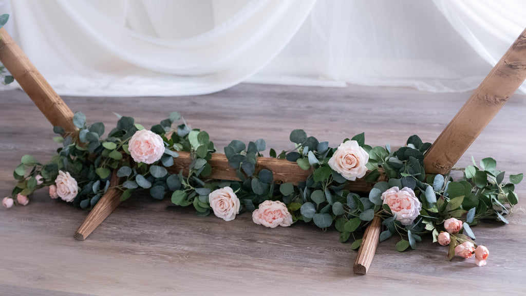 The Heptagon Arch with florals