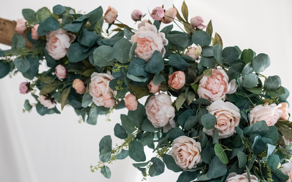 The Heptagon Arch with florals