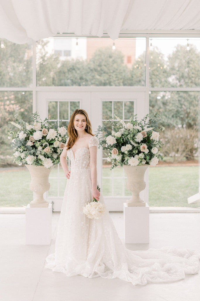 The Charlotte Floral Urns