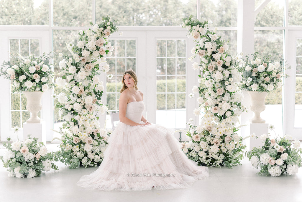 The Charlotte Floral Pillars
