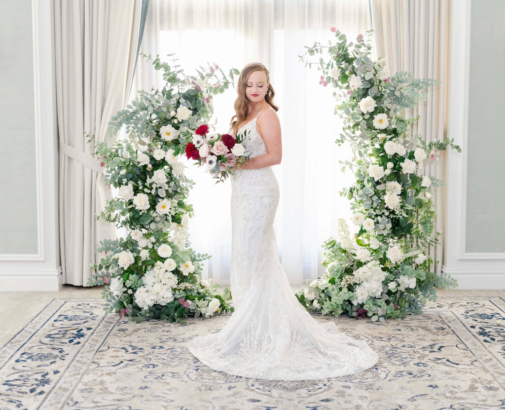 The Sophia Floral Pillars