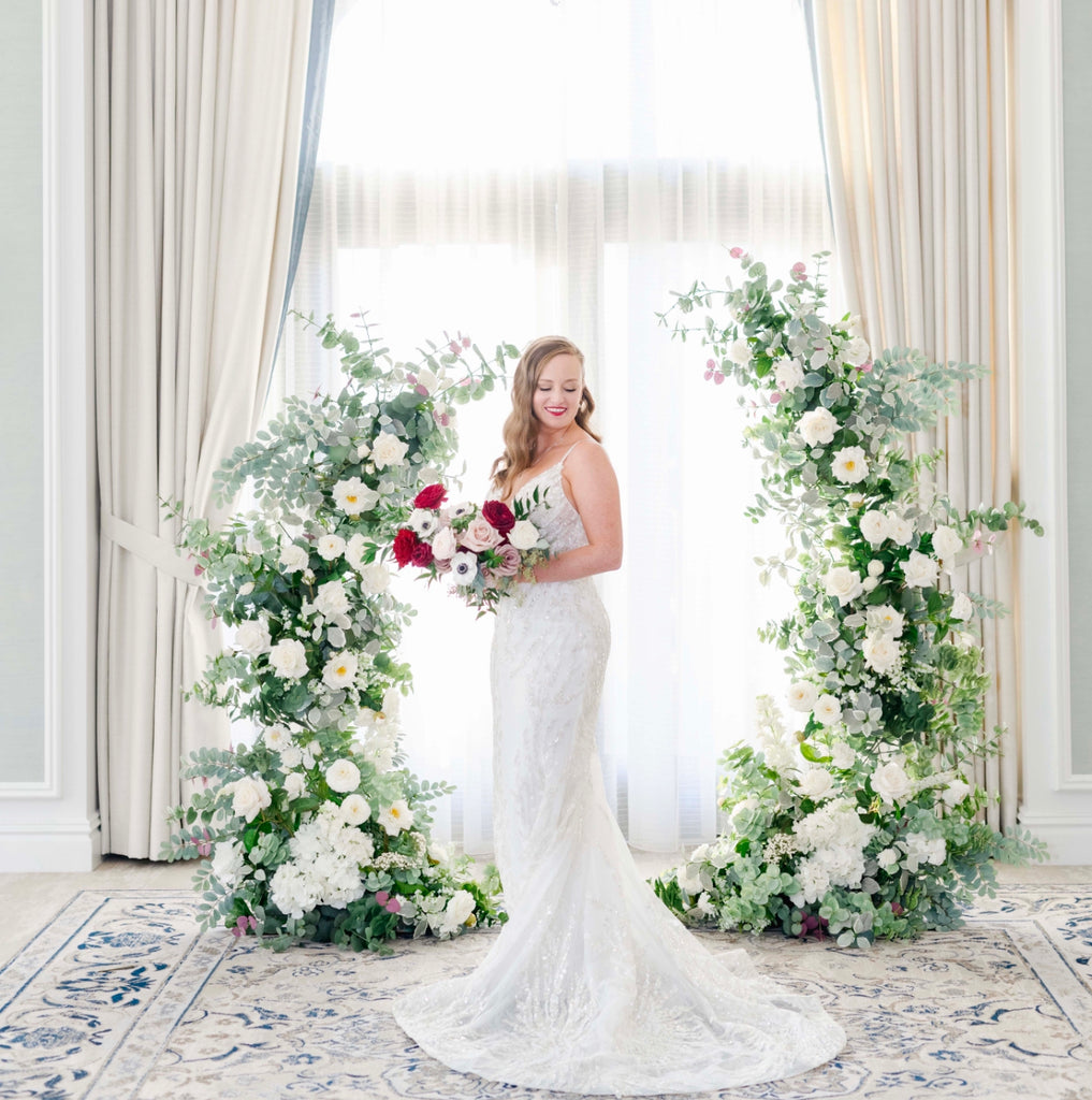 The Sophia Floral Pillars