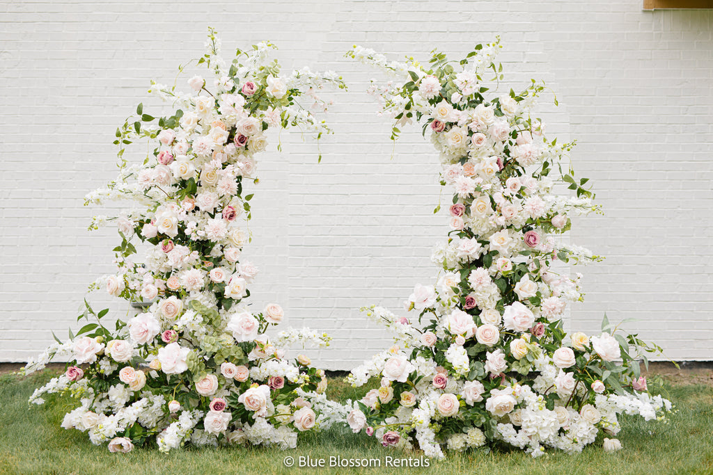 The Chloe Floral Pillars