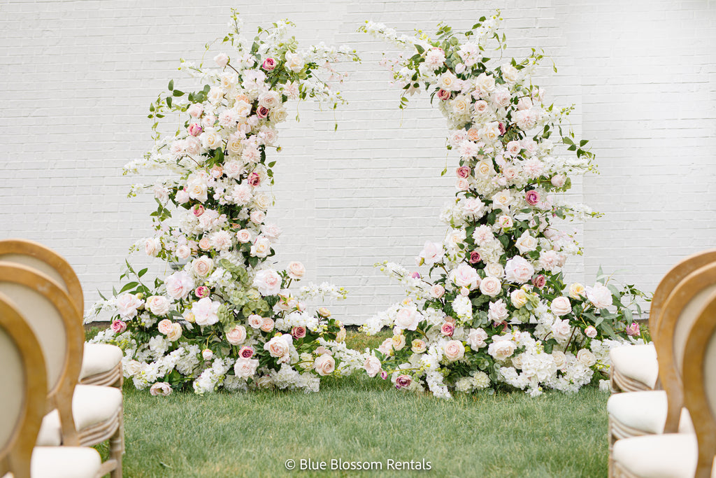 The Chloe Floral Pillars