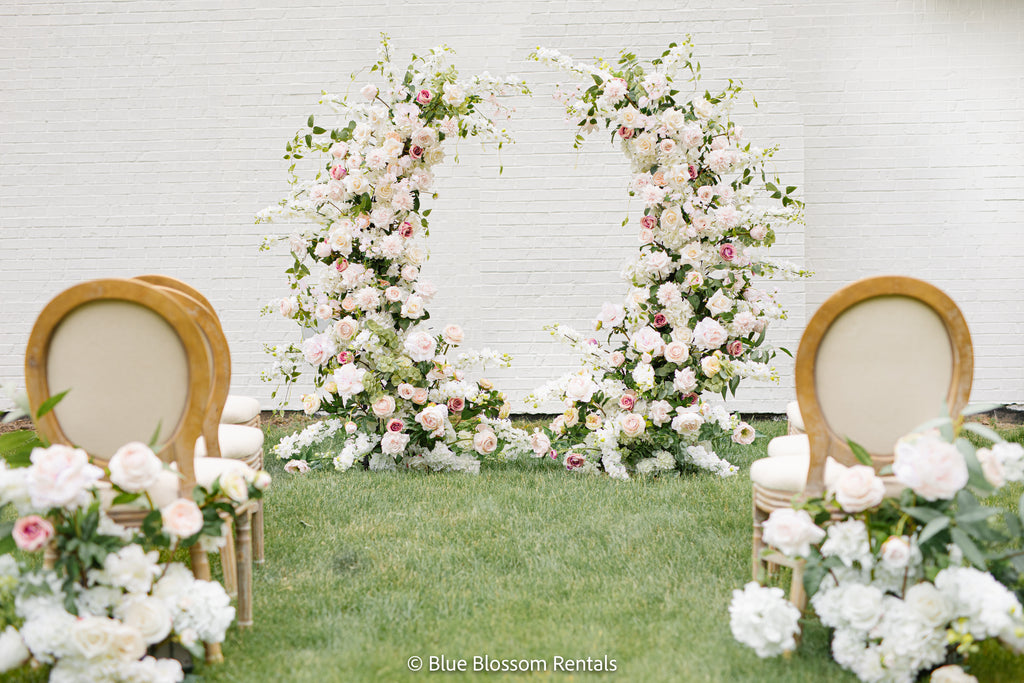 The Chloe Floral Pillars