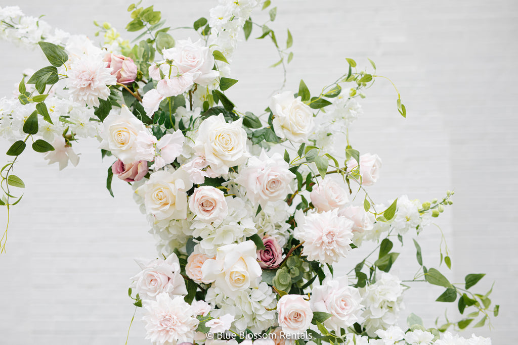 The Chloe Floral Pillars